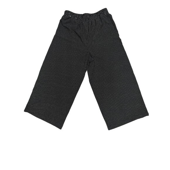 Adrianna Papell Polka Dot Culotte Pants Retro Wide Leg Trousers Goucho Siz Large - Picture 4 of 10